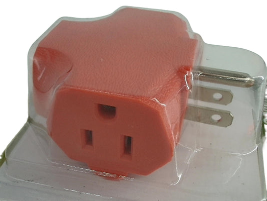 3 outlet grounded wall tap Heavy Duty - Additional View