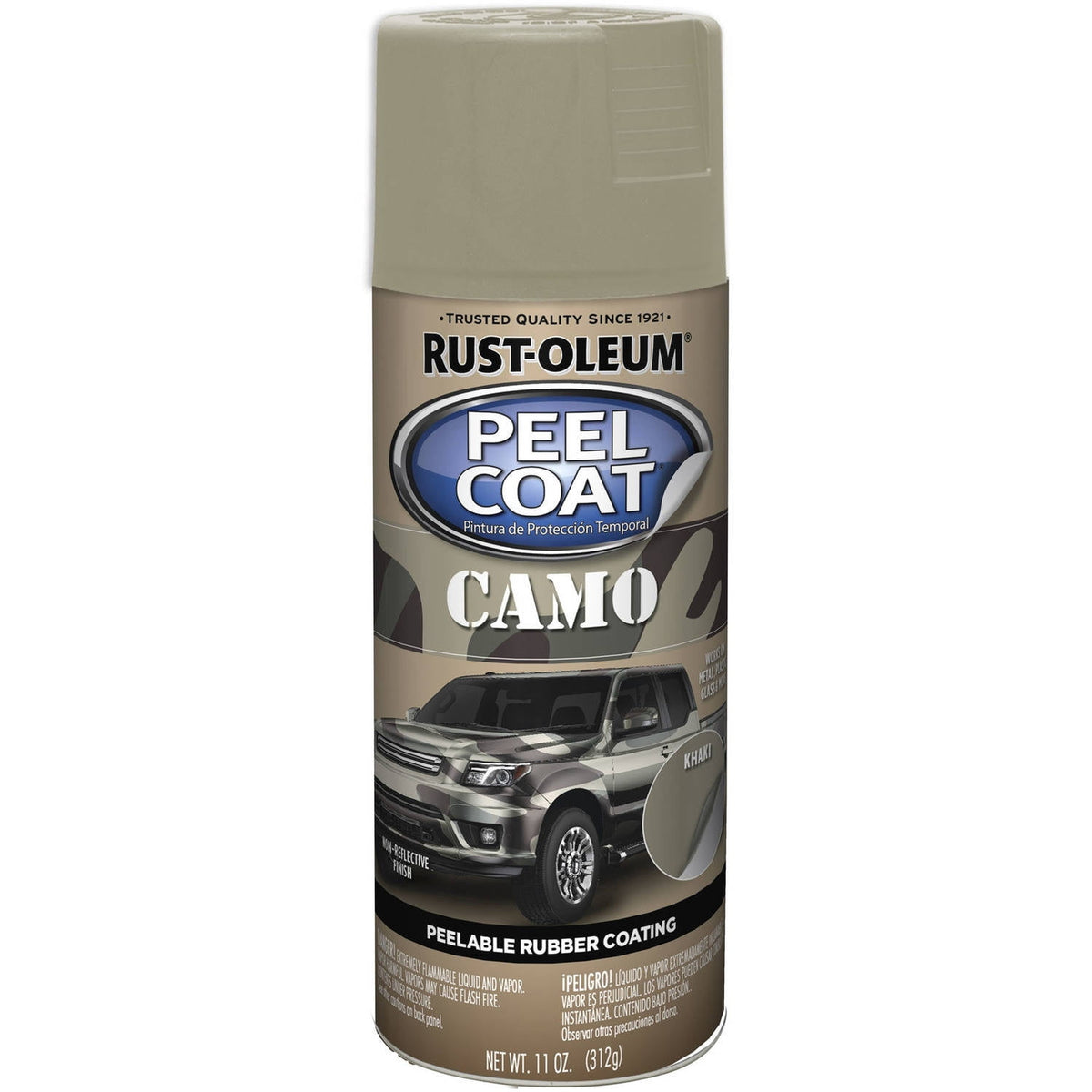 Rust-oleum Peel Coat Camo Khaki 312g. Peelable Rubber Coating - Additional View