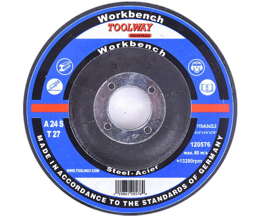 Meule 4 1/2" X 1/4 X 7/8 Métal