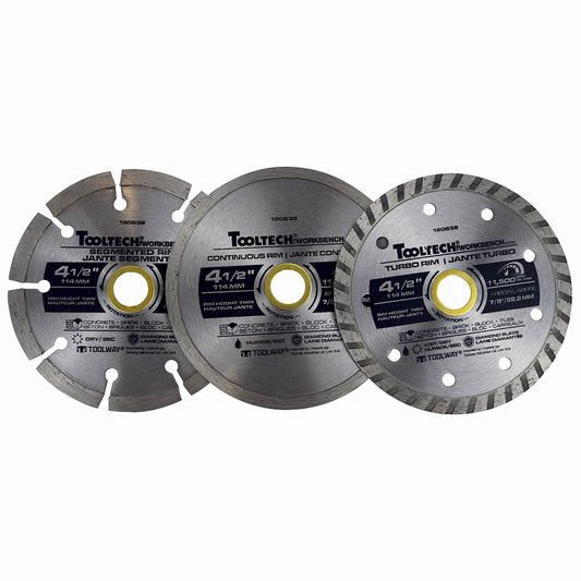 saw blade Diamond  set 4.5 inch 3pc - Additional View