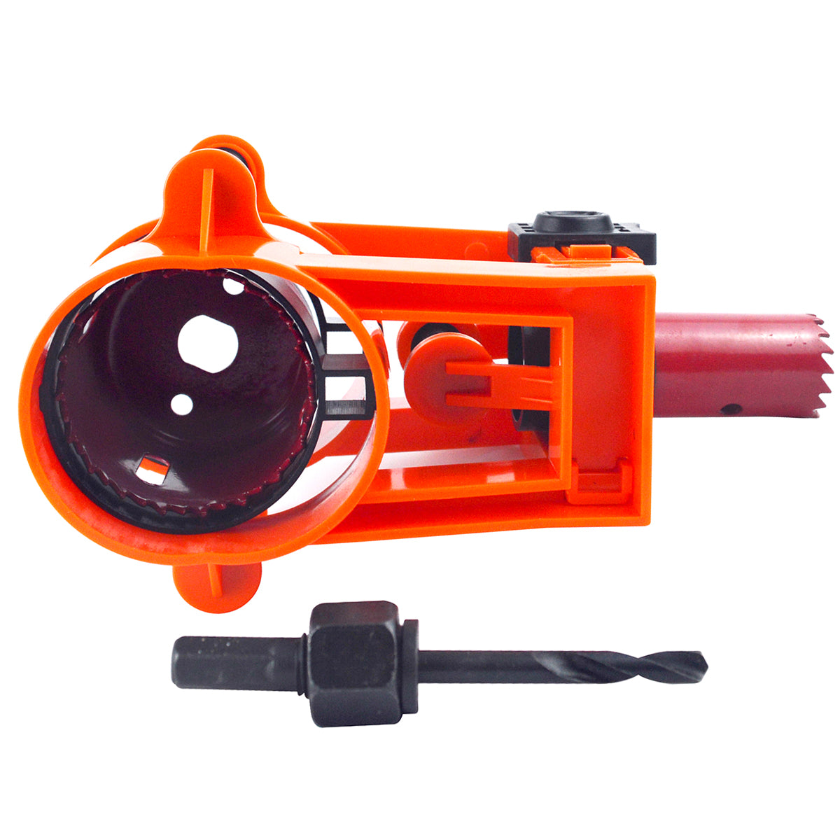 Door lock installation kit - wood - Additional View