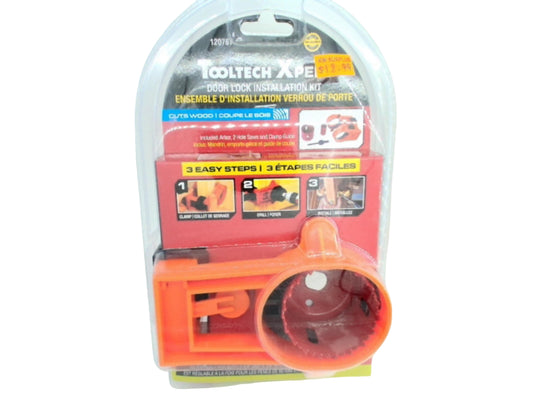 Kit d'installation de serrure de porte - bois