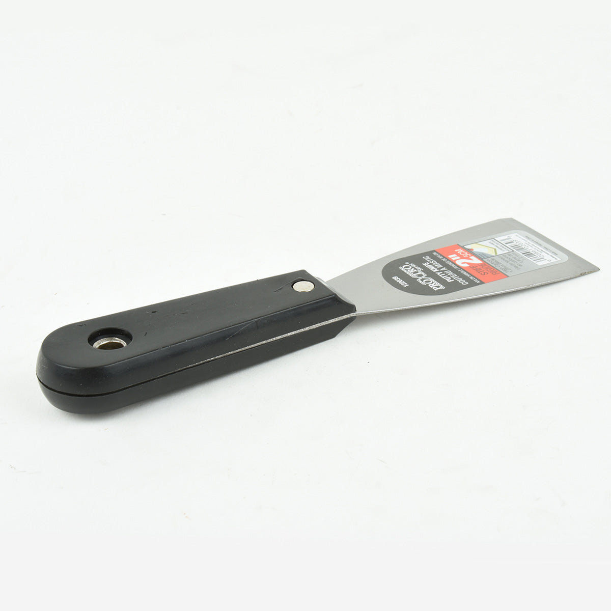 Putty knife 2 inch stiff Stainless steel plastic handle - Additional View