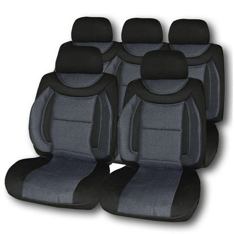 Interior Makeover Kit 5 Headrest Covers, 2 Bucket Seat Covers & 1 Rear Seat Cover Torino Masque - Additional View