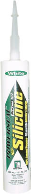 Silicone Sealant 102 white General Purpose 100% 300ml ProLine
