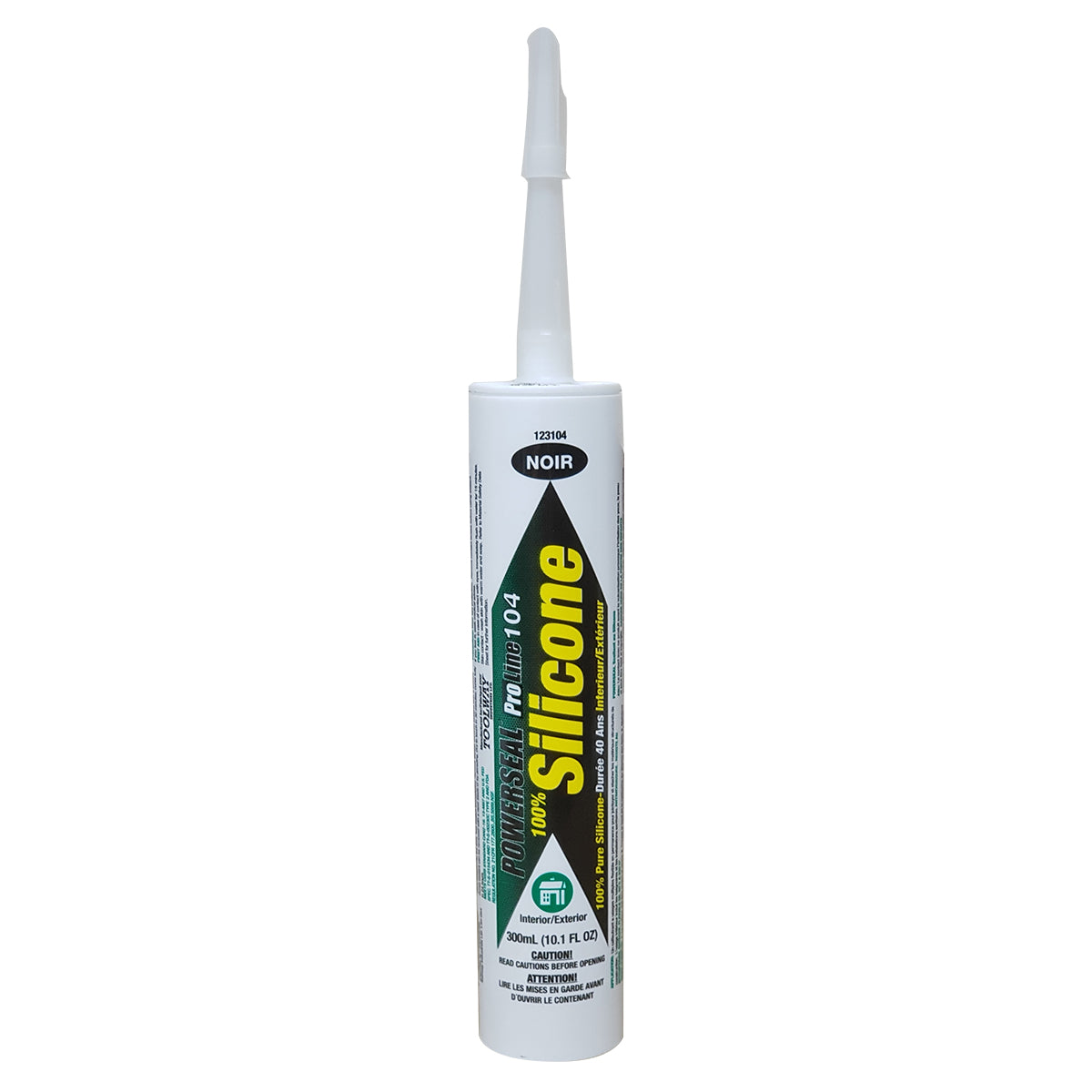 Mastic silicone Usage général Noir