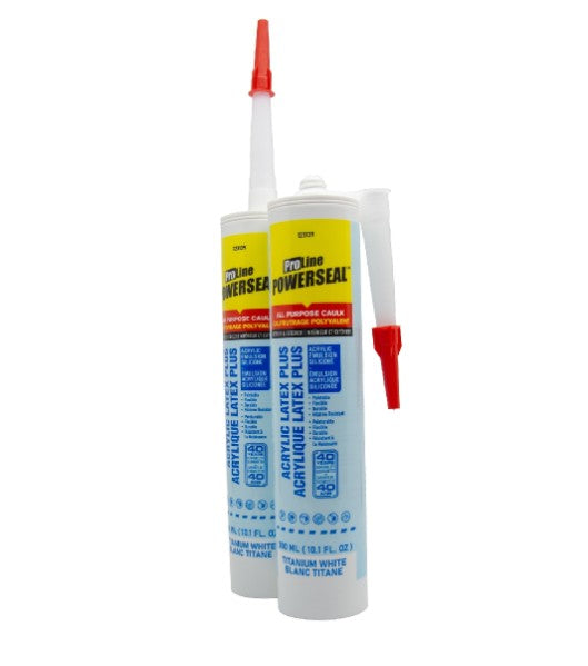 Silicone White Paintable 300ml Acrylic Latex ProLine Powerseal