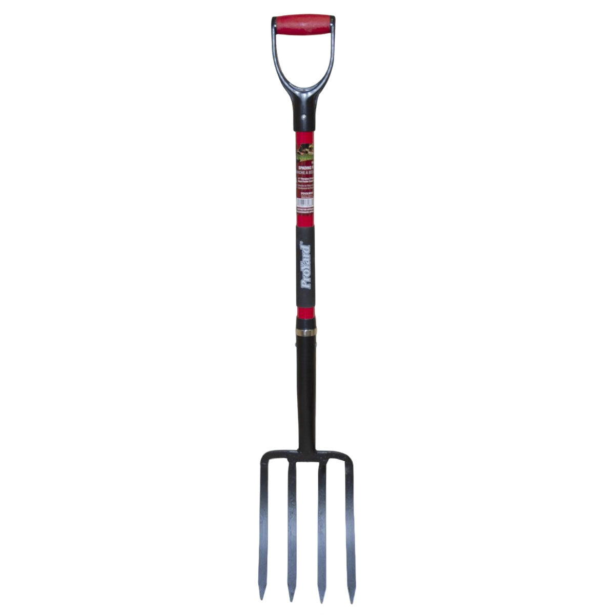 Spading Fork 41in X 4-tine 7.28x11.1" Head Fibreglass D-handle