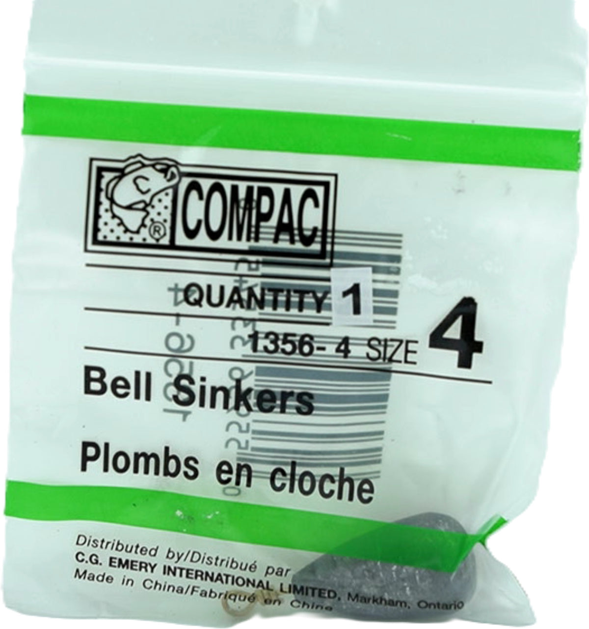 Plombs à cloche, 1 oz, 1 pièce