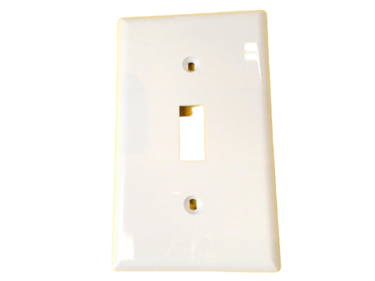 Wallplate Switch 1 gang white
