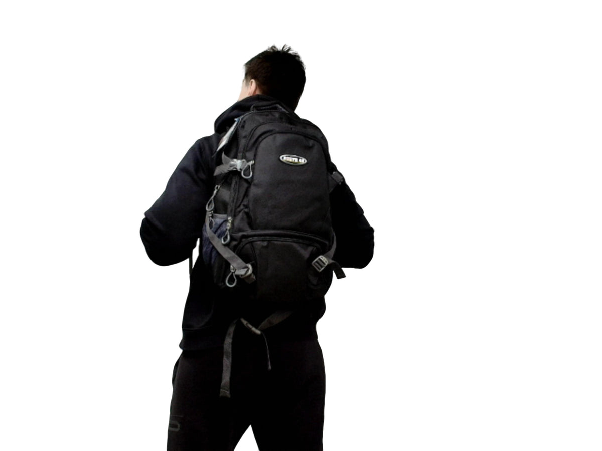 Coyote Daypack 45L Black 21"x13"x8" North 49 Backpack