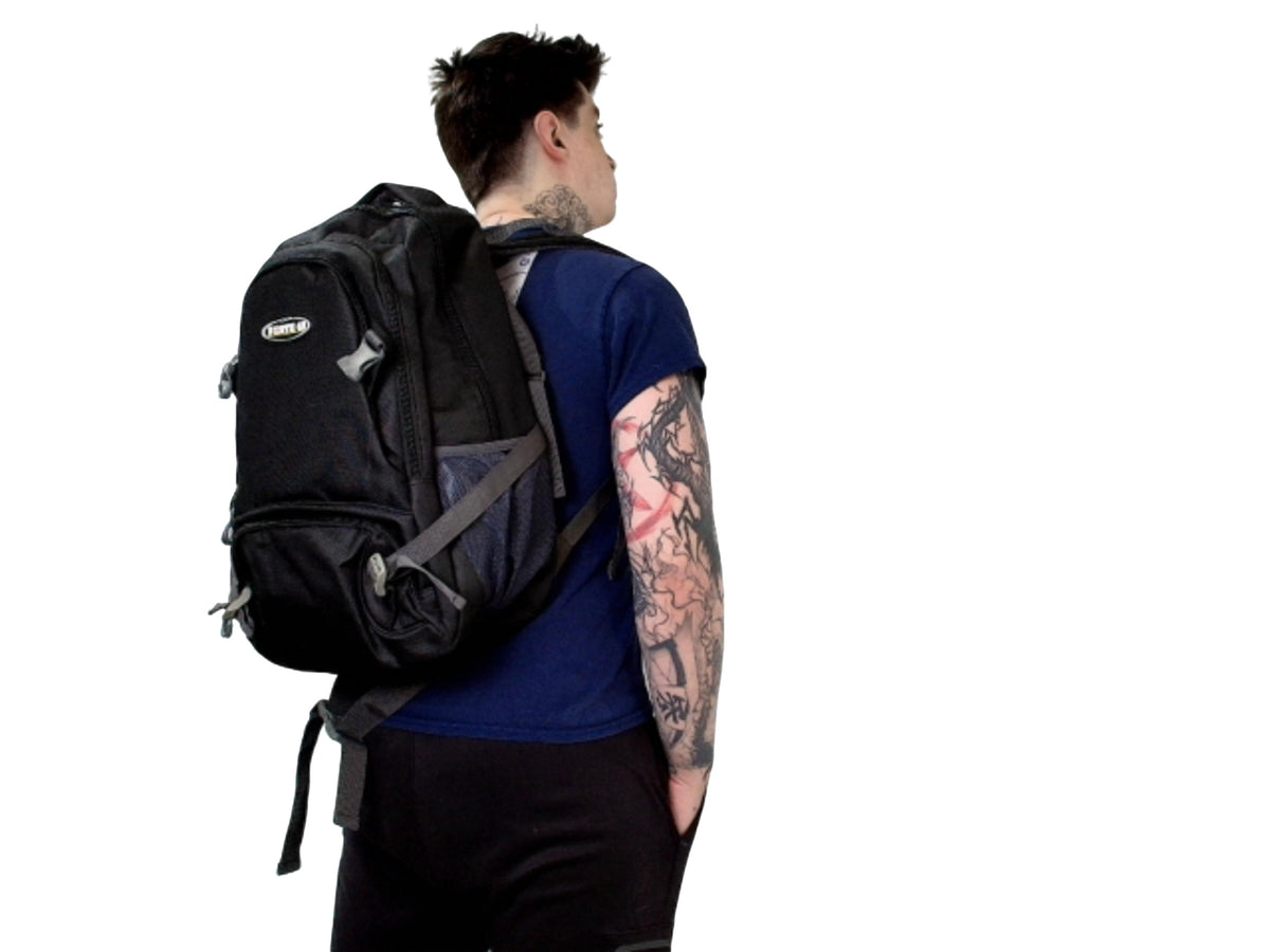 Coyote Daypack 45L Black 21"x13"x8" North 49 Backpack