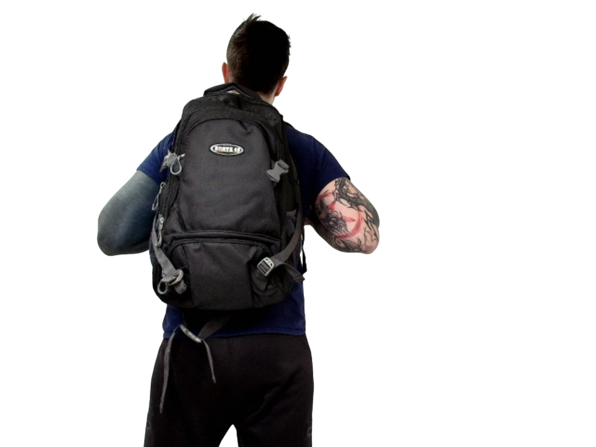 Coyote Daypack 45L Black 21"x13"x8" North 49 Backpack