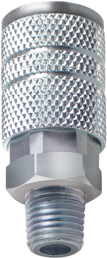 Coupler industrial m-style 1/4 NPT M