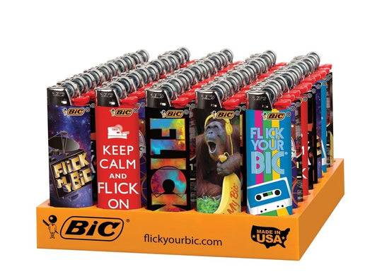 Large Lighter Bic Assorted Designs