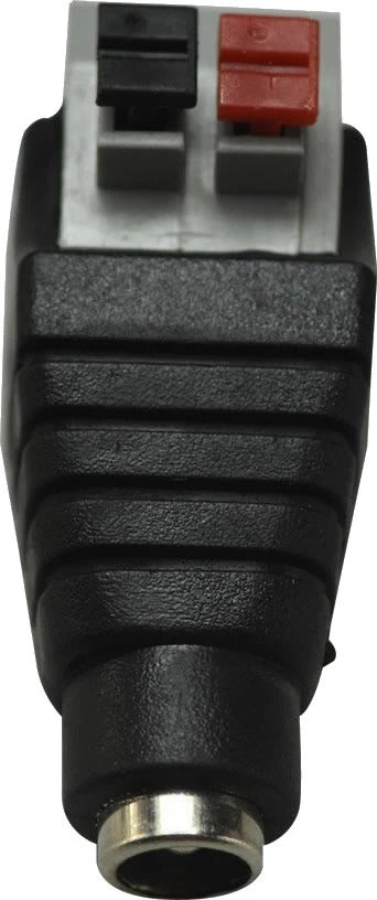 DC jack 2.1mm with push button terminal