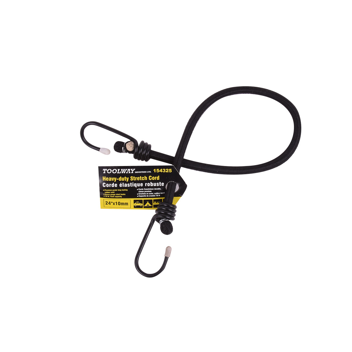 Cord Bungee 10mm X24" Bg-24 10PK$9.99