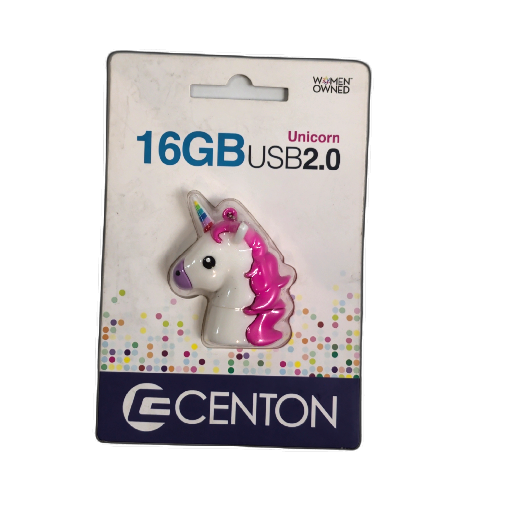 USB 2.0 Flash Drive 16gb. Unicorn Centon
