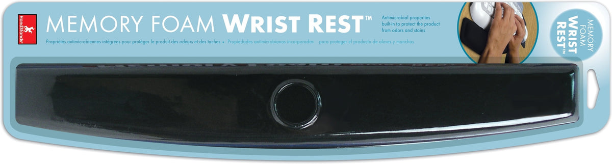 Memory Foam Wrist Rest Premium Black Handstands