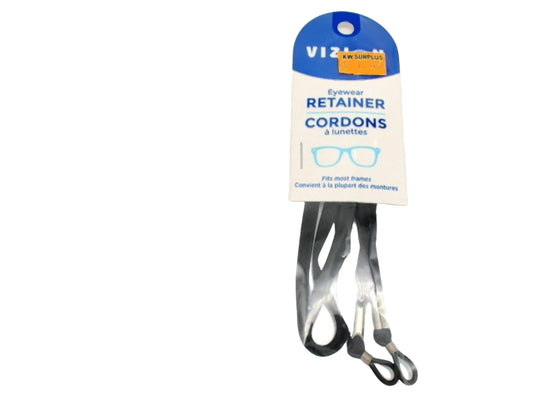 Elastic Retainer for eyewear Black