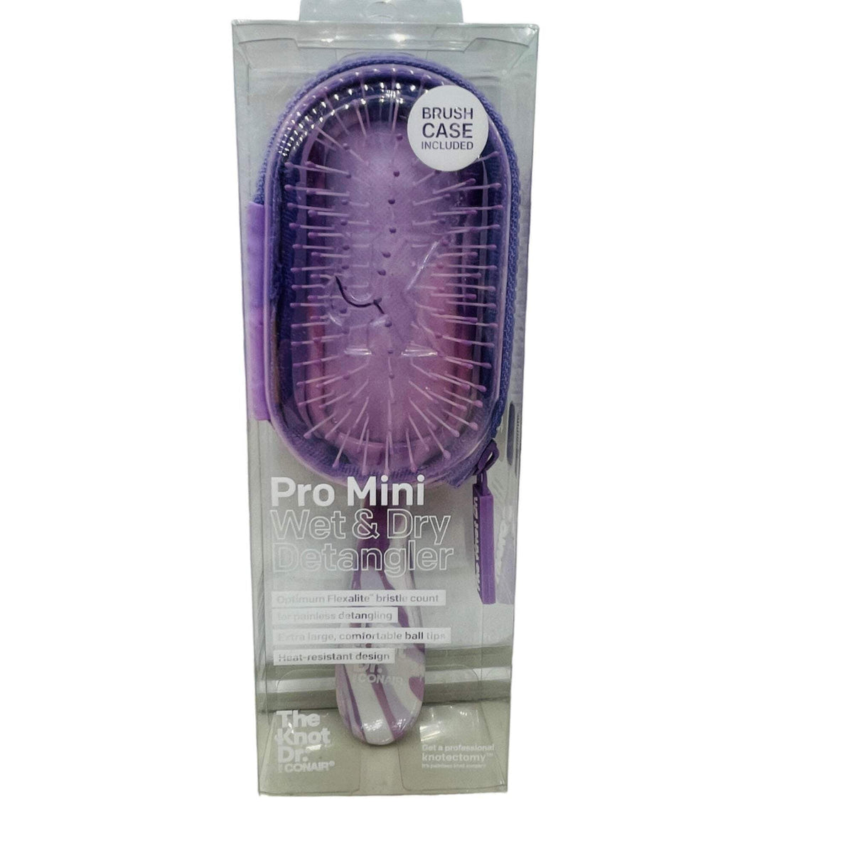 Pro Mini Wet & Dry Detangler Brush The Knot Dr. Conair - Additional View