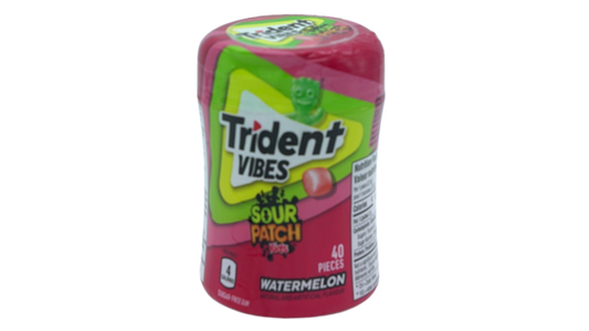 Trident vibes gum sour patch kids watermelon