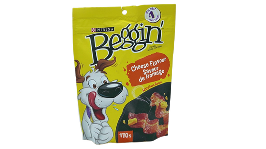 beggin' dog treats 170g Purina cheese flavour