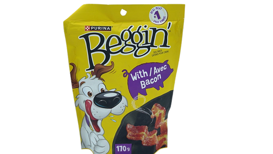 beggin' dog treats 170g Purina bacon