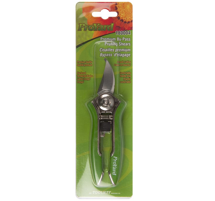 Bypass Pruner Angled Cutting Blade Comfort Grip