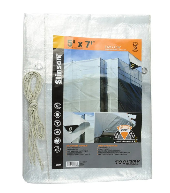Tarp 5' X 7' Clear