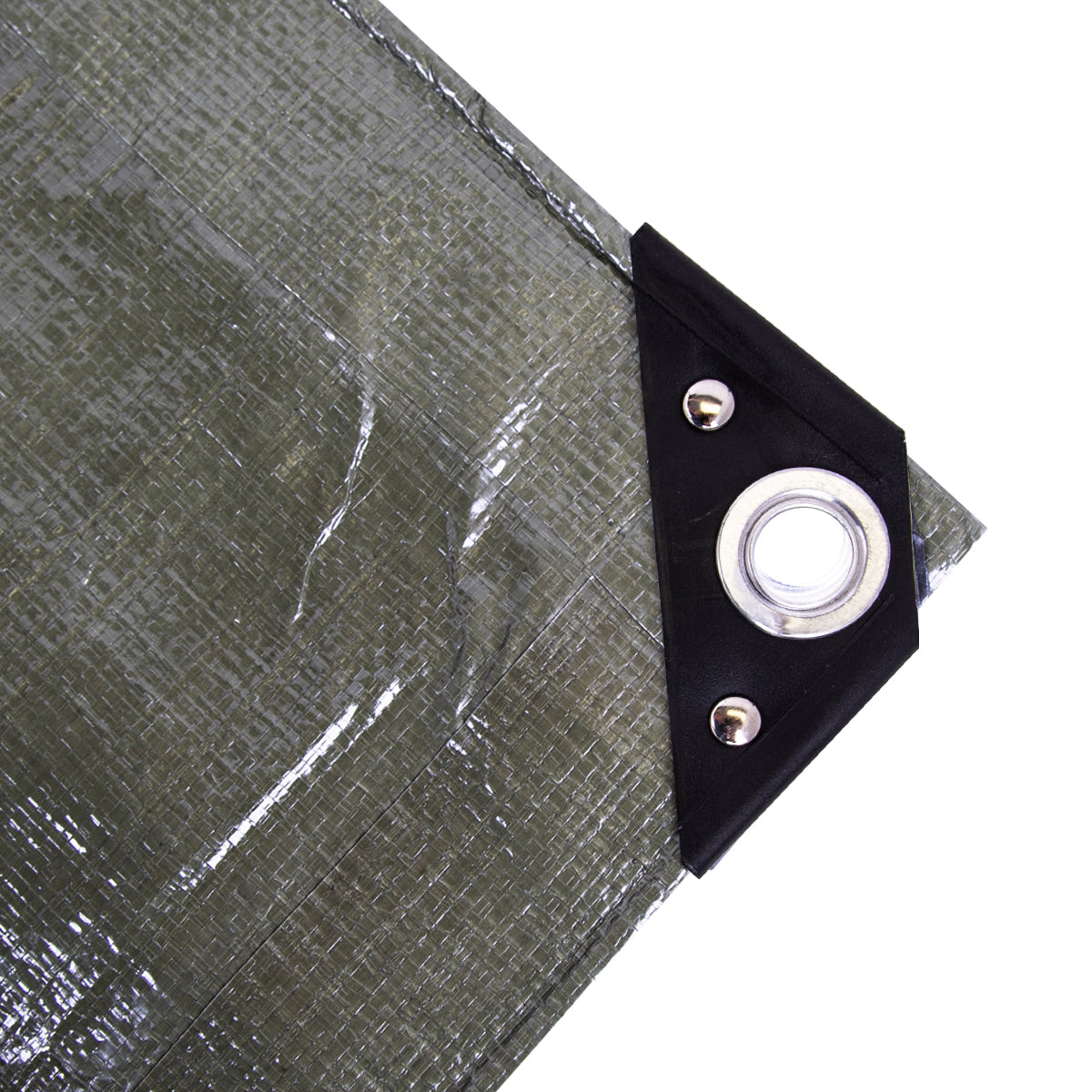Tarp 8' x 10' foot EX HD Green 160GSM 9 Mill 12x12 weave - Additional View