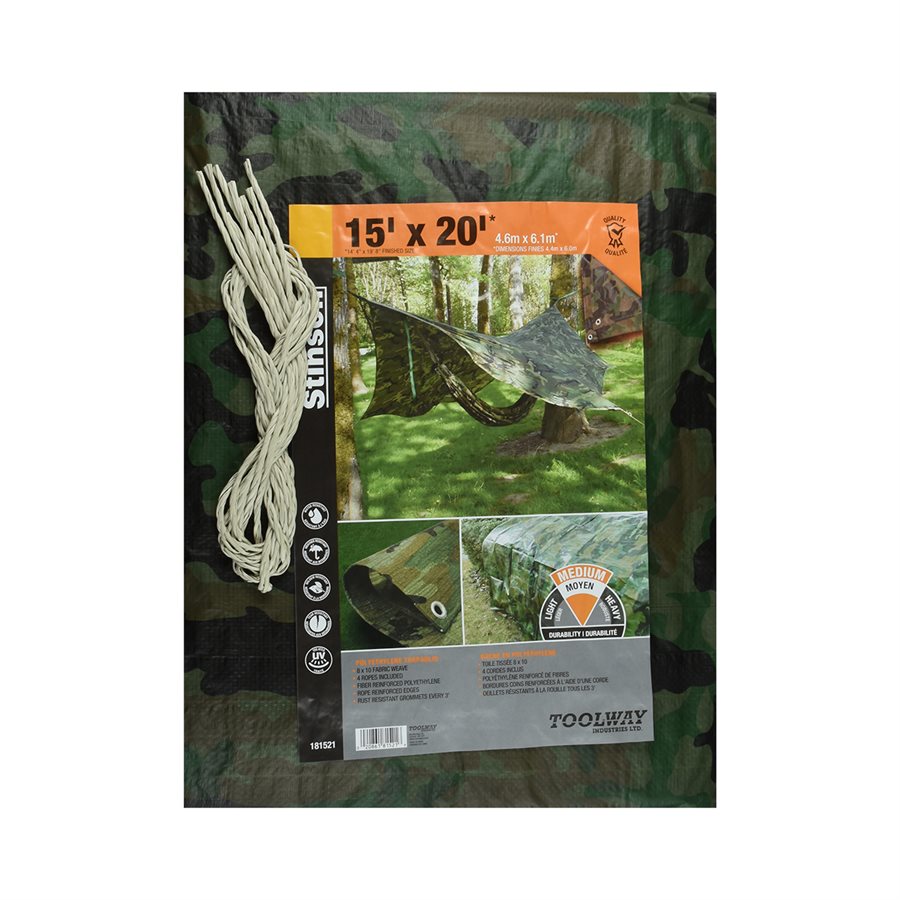 Tarp 15' x 20' CAMO
