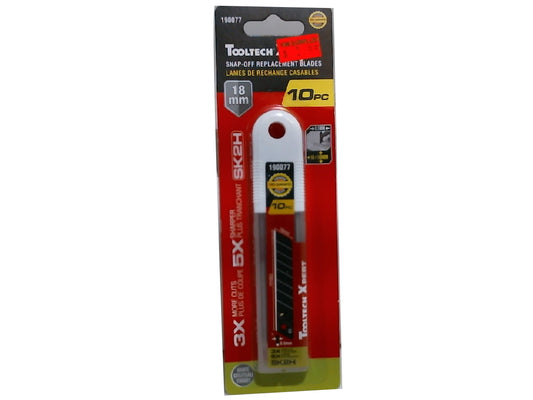 lames de rechange 10 pièces sécables pour 190081 18x0.5x100mm