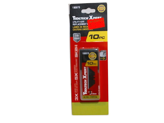 Lames de rechange 10 pièces pour cutter 60x0.6x19mm
