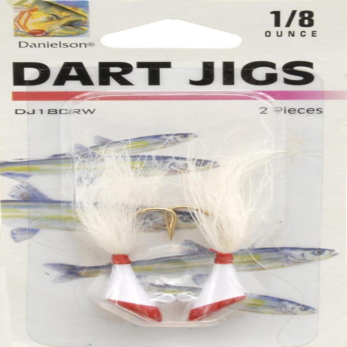 Dart Jigs 1/8oz. 2pk. Red/white Danielson - Additional View
