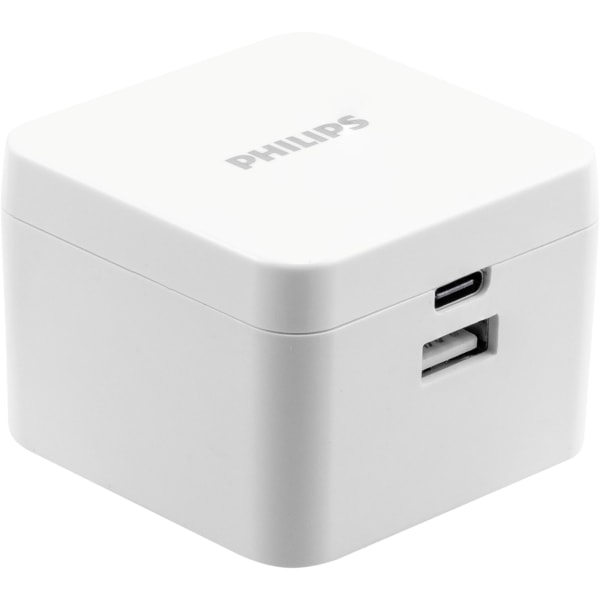USB-C Laptop Wall Charger w/GaN Technology 60W w/6' Cable Philips - Additional View