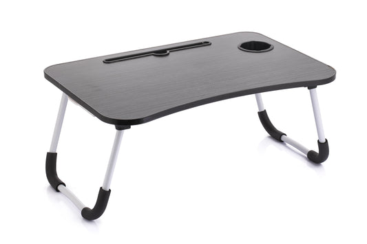 MDF Black Folding bed tray - 23.6 x 15.74 x 10.24 inches