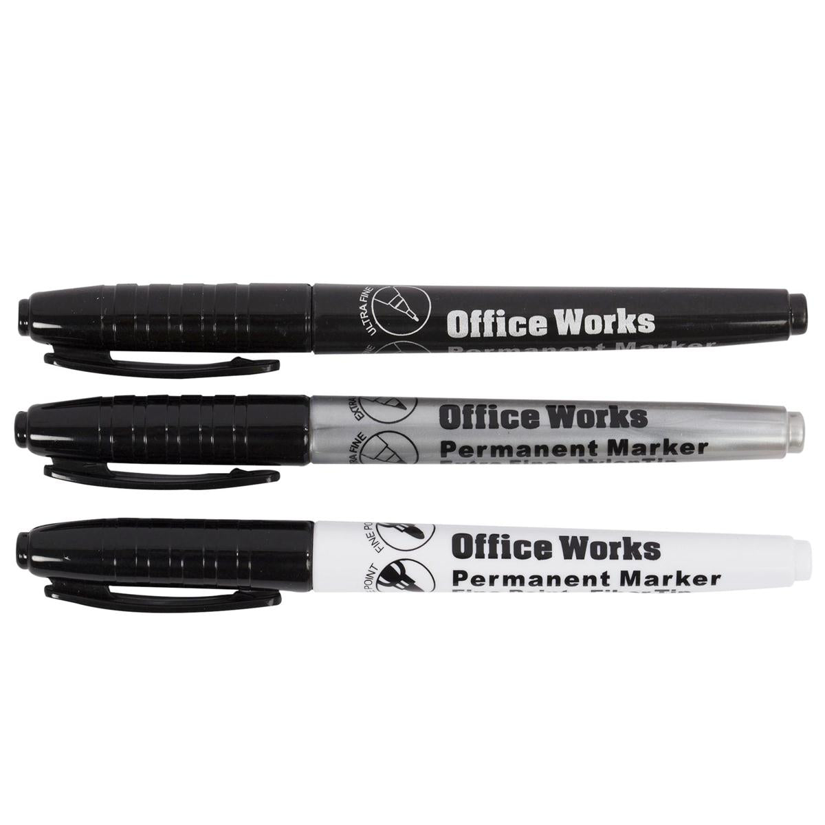 Markers Permanent 3-pc Office Works     - Additional View