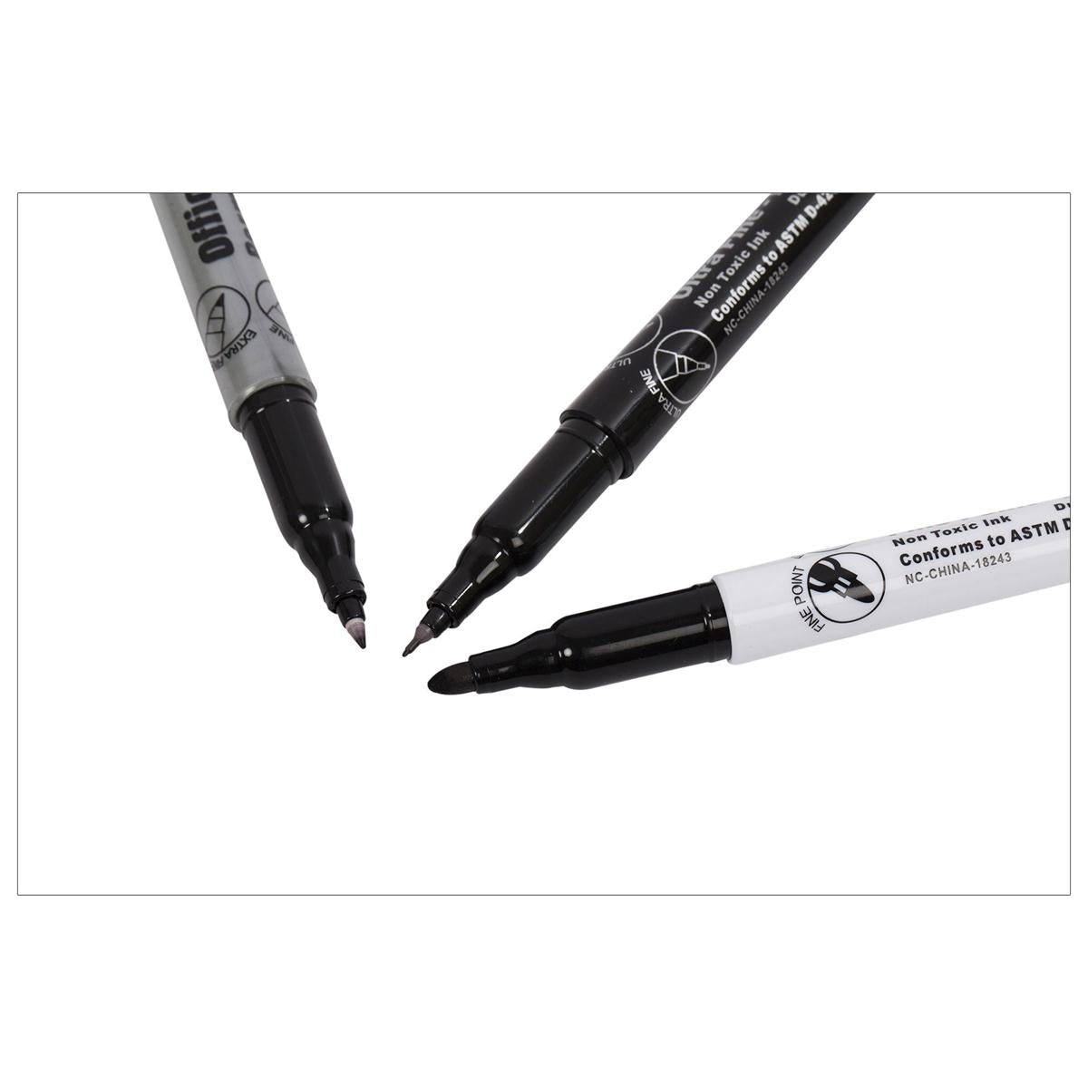 Markers Permanent 3-pc Office Works     - Additional View