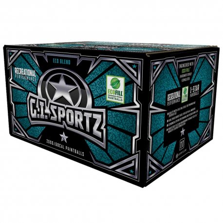 Paintballs 1 Star 2000ct .68 cal Gi Sportz