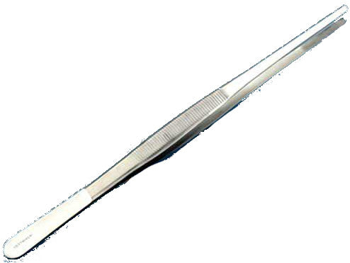 Forceps, thumb dressing, 200mm 8", stainless