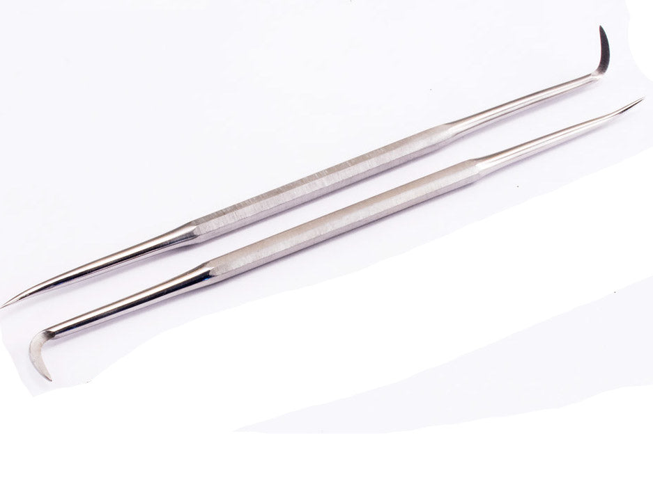 Sonde/crochet dentaire, acier inoxydable, 150mm 6", 2