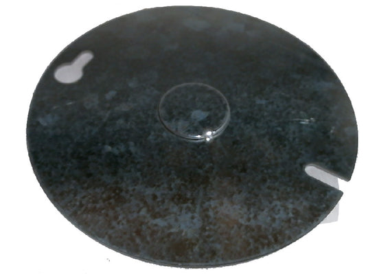 Round Cover 4" w/ 1/2" Knockout 54c6