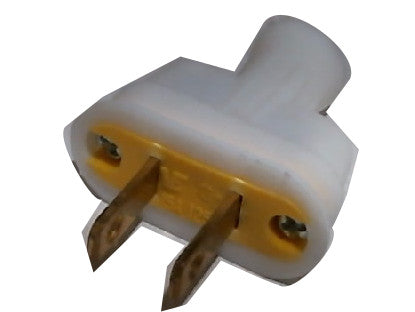 2 Wire Plug Male Black Or White 18308