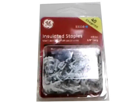 Staples Insulated 5/8" White 40pk. G.E.