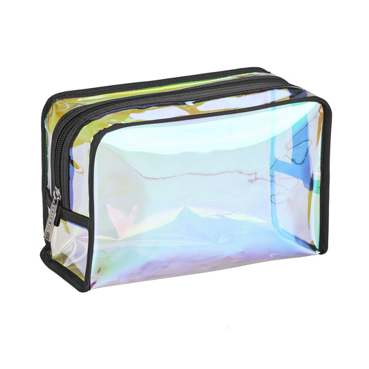 Cosmetic Bag 4" x 9.5" x 5.5" Iridescent Modella Conair - Additional View