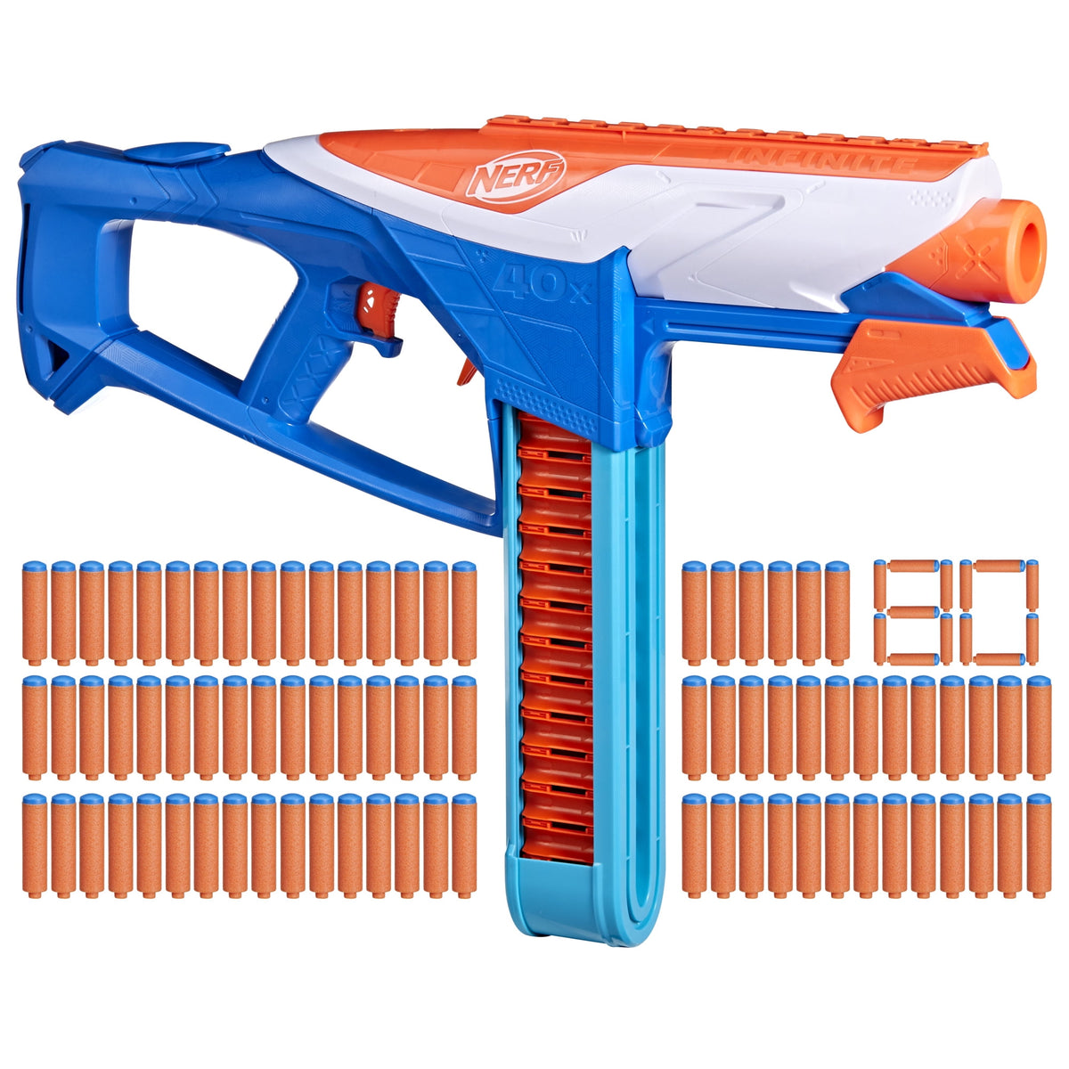 Nerf Gun N Series Infinite w/80 Darts & Rotating Belt - Additional View