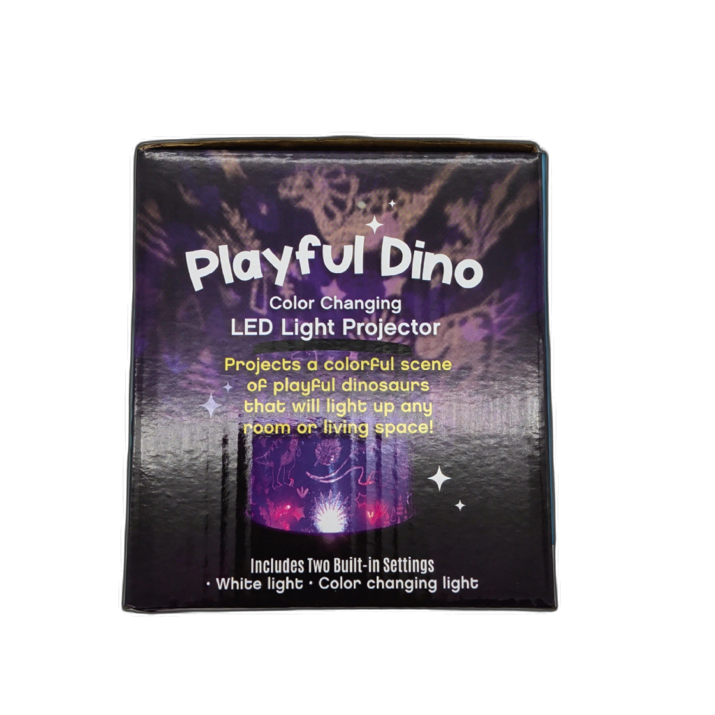 Color Changing LED Light Projector Playful Dino Streamline Imagined