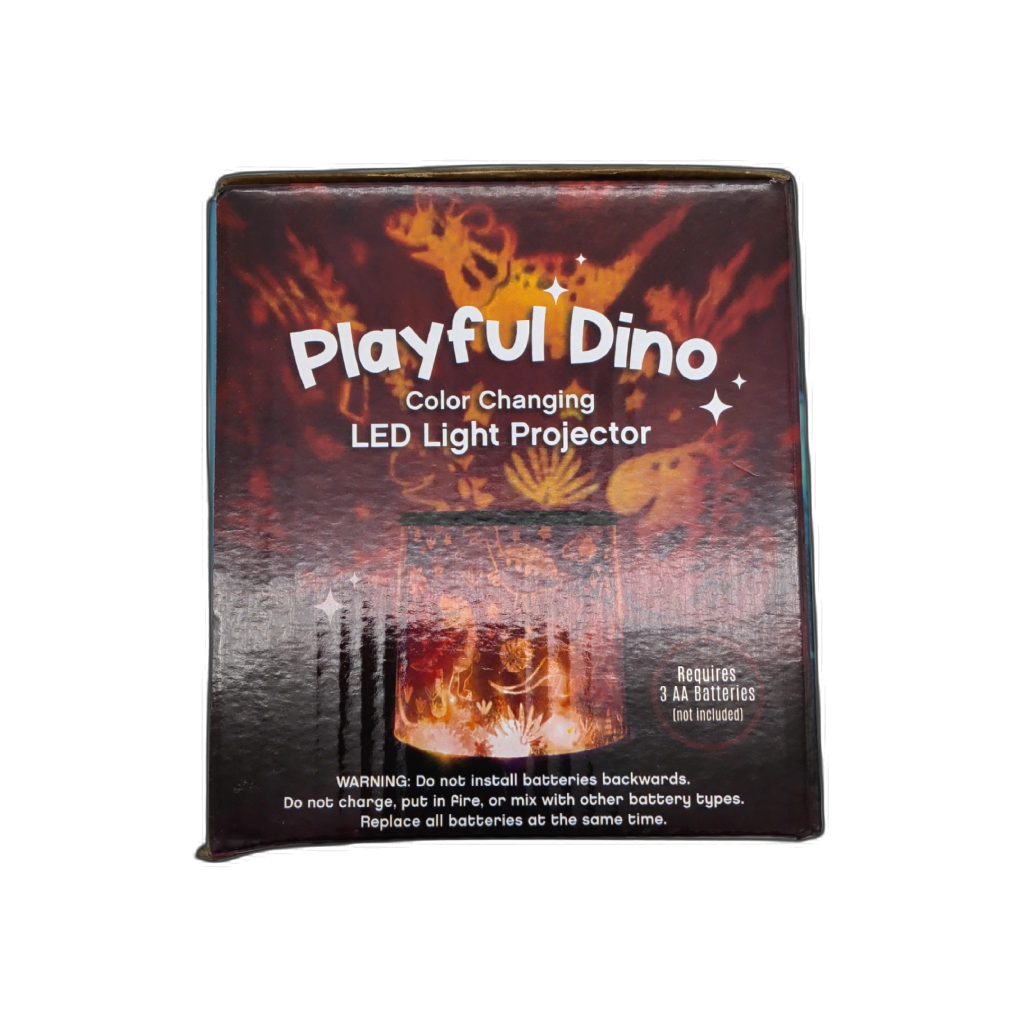 Color Changing LED Light Projector Playful Dino Streamline Imagined