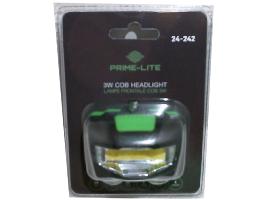 Phare COB LED 3 W piles AAA incluses